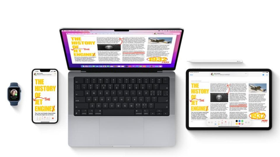 Apple Watch, iPhone, MacBook, iPad