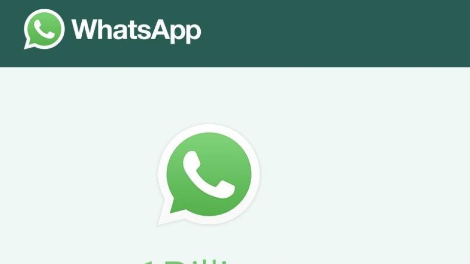 WhatsApp 1 miljard