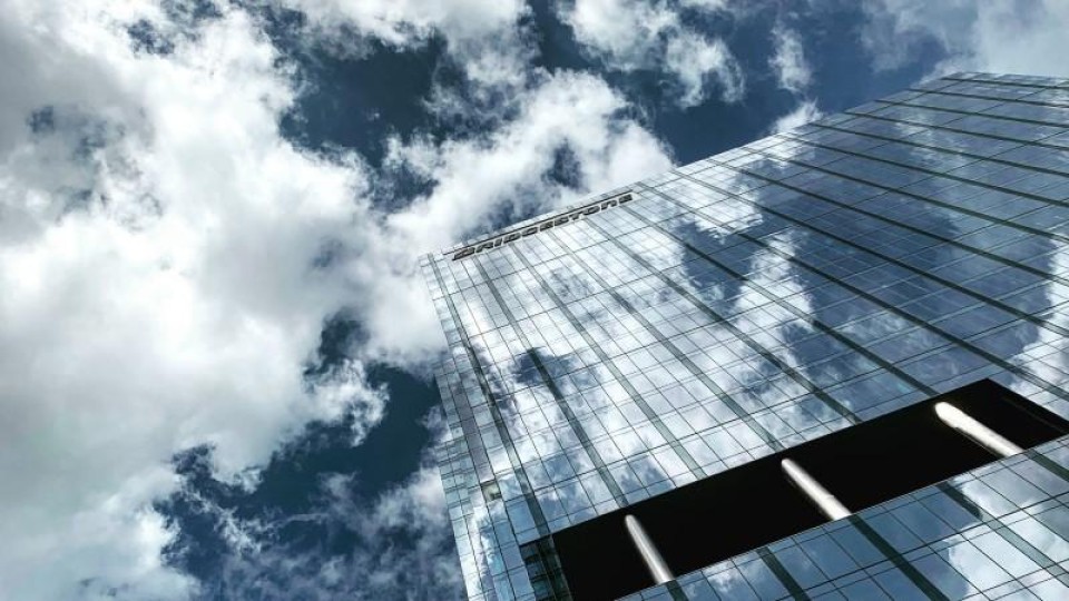 Clouds and highrise