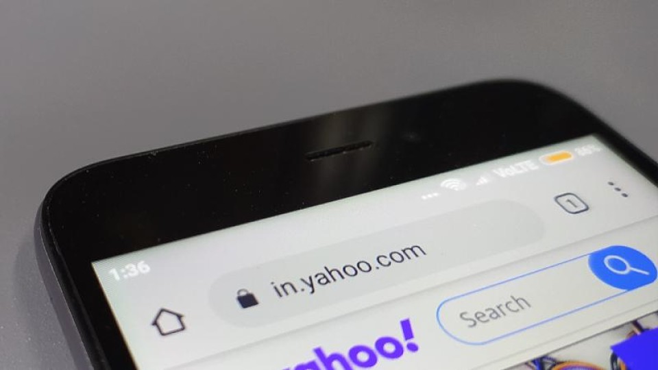 Yahoo zoekmachine op Android