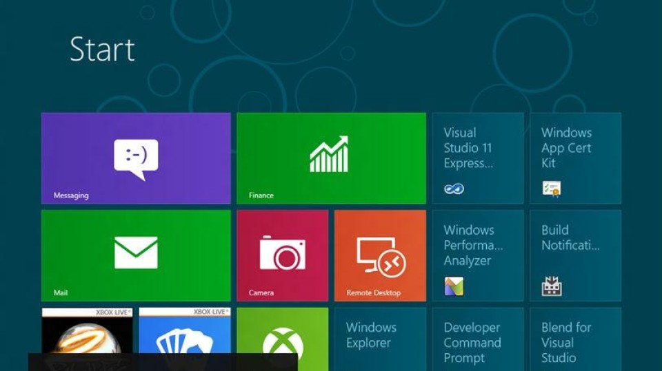 Windows 8 tiles