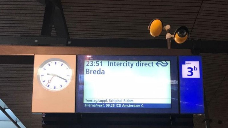 Netwerkstoring raakt informatieborden op treinstations in heel Nederland