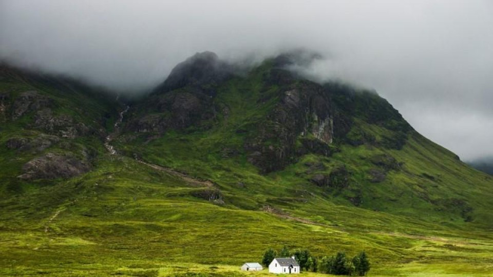 Afgelegen huis in Schotland