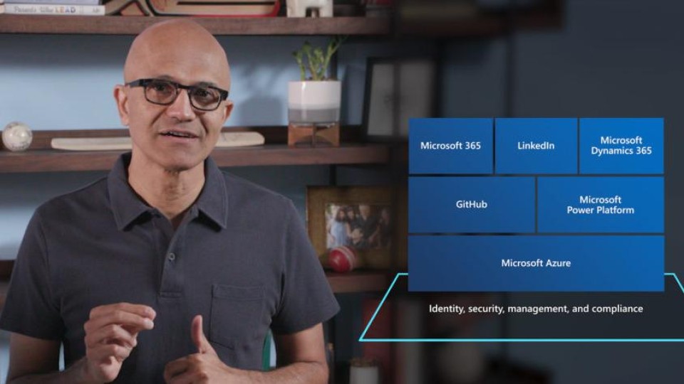 Microsoft-CEO Nadella, Azure-cloud en bouwblokken