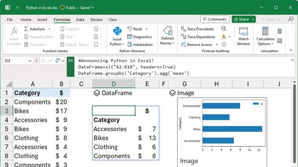 programmeren in spreadsheet