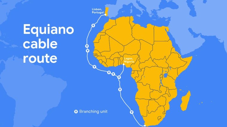 Google trekt onderzeese internetkabel rond West-Afrika