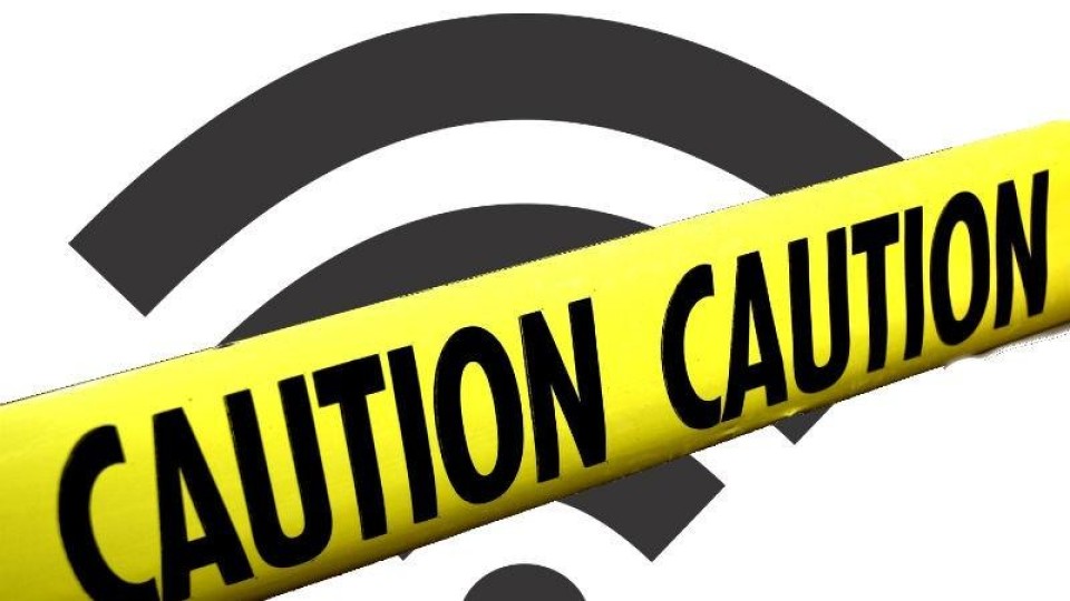 wifi caution