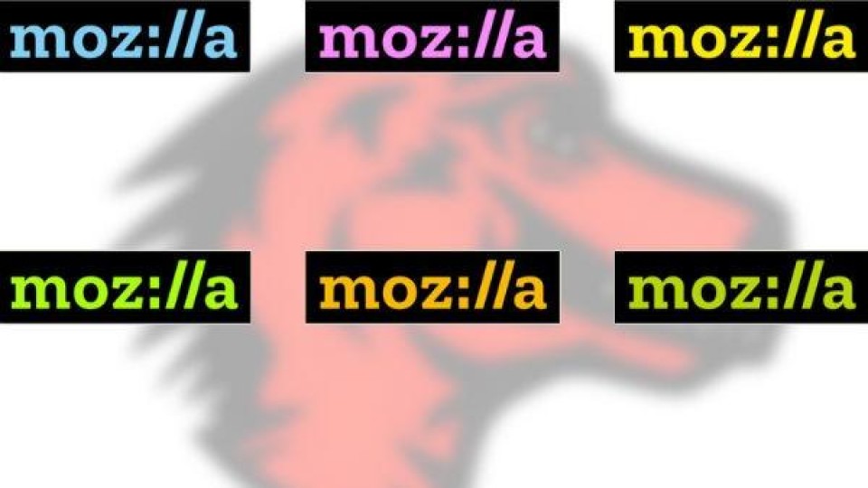 Nieuw en oud logo Mozilla