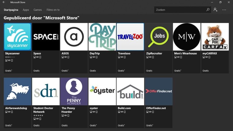 Microsoft herhaalt opkloptruc voor app store