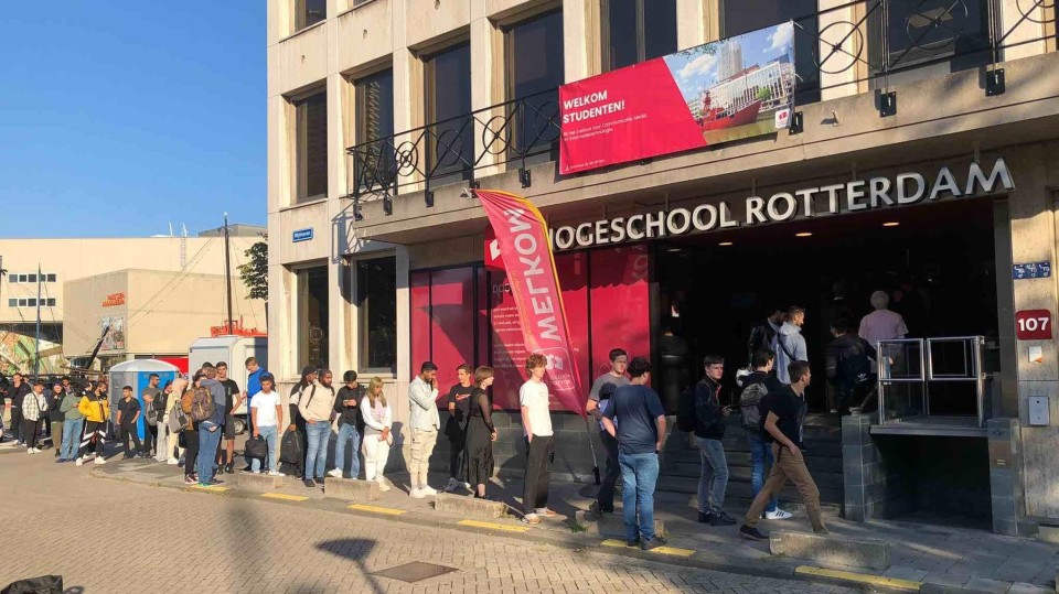 Start van het schooljaar 2022-2023 bij Hogeschool Rotterdam