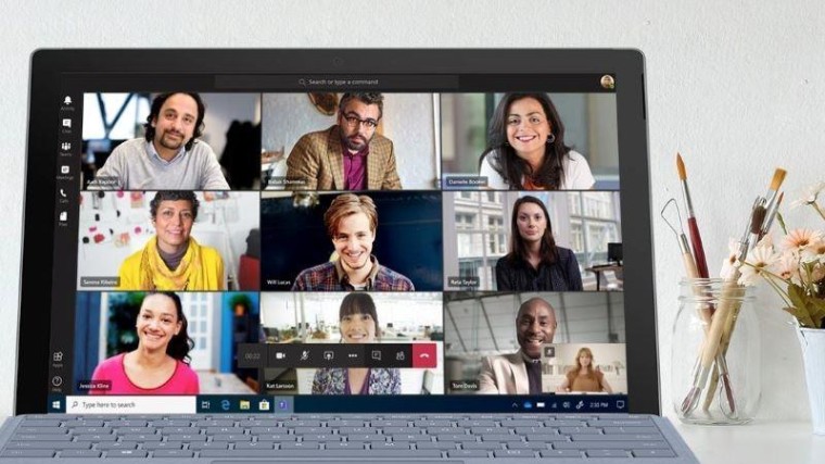 Microsoft Teams gaat negen videobellers tegelijkertijd tonen