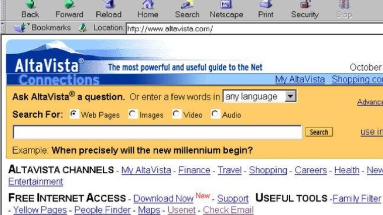 Roemloos einde voor AltaVista