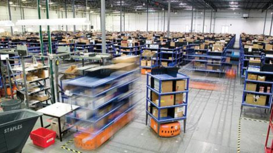 Kiva Systems, warehouse-bots