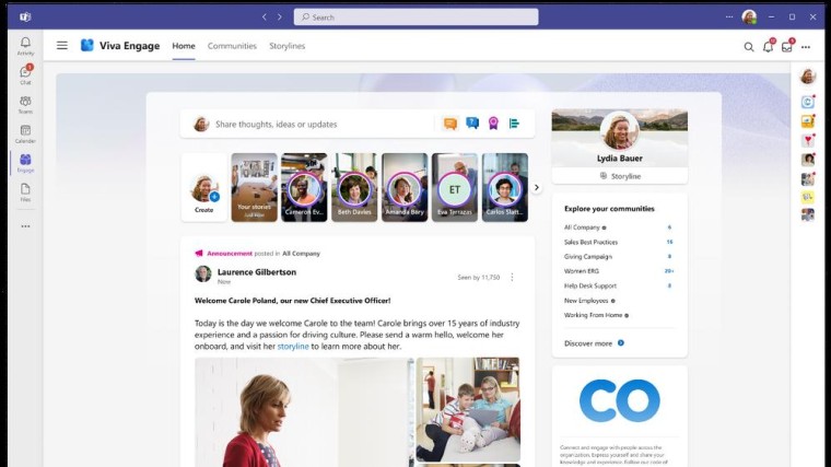 Microsoft Teams krijgt zijn eigen Facebook voor werk