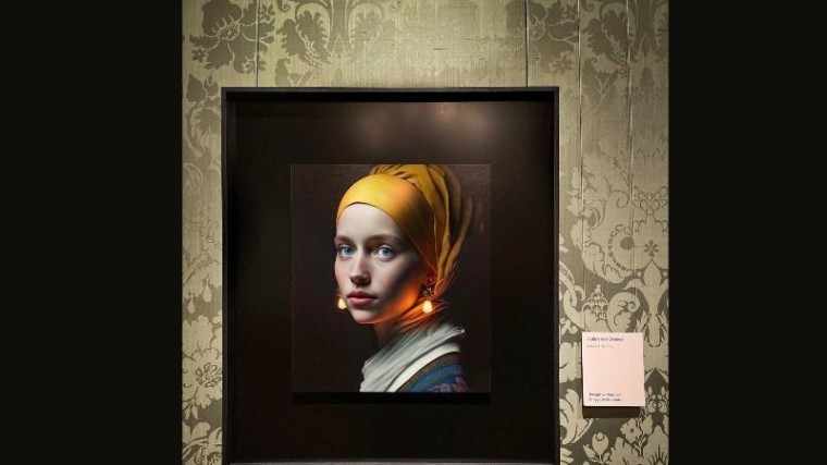 Mauritshuis toont AI-gegenereerd Meisje met de Parel