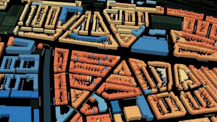 Online gebouwenkaart uit lucht na enorme belangstelling