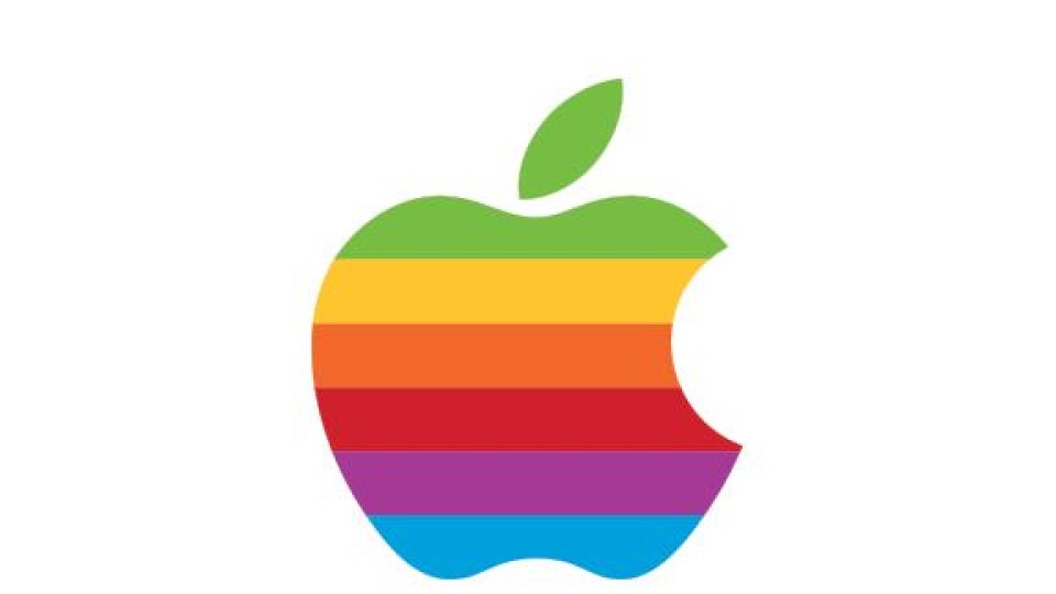 klassiek regenbooglogo Apple