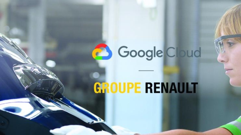 Renault-autofabriek, Google-cloud