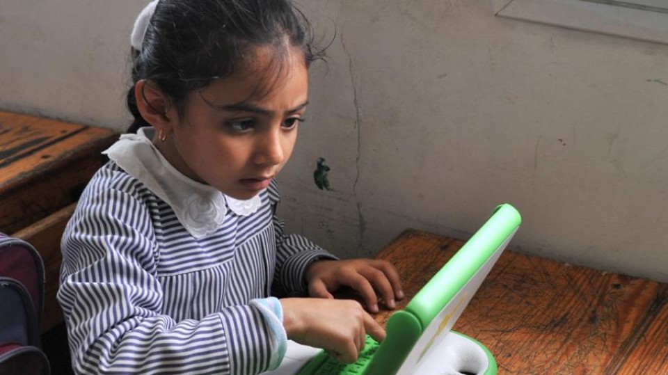 OLPC-computer, schoolkind