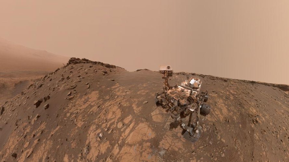 onbemand voertuig op Mars