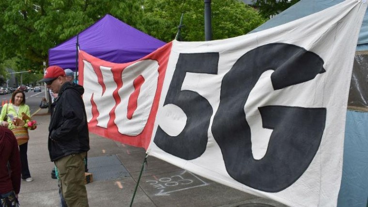 Wereldwijd protest tegen komst van 5G