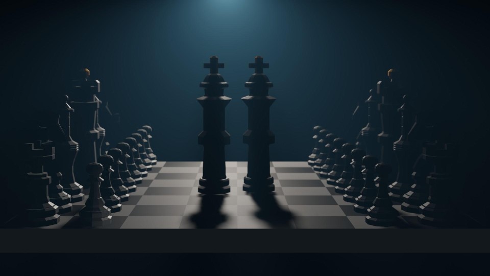 schaakspel, machtsstrijd
