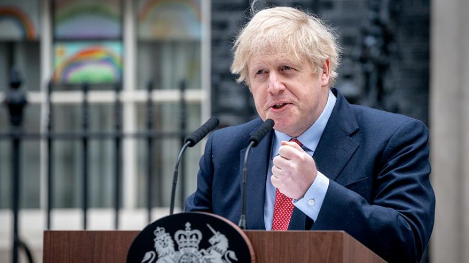 Britse premier Boris Johnson