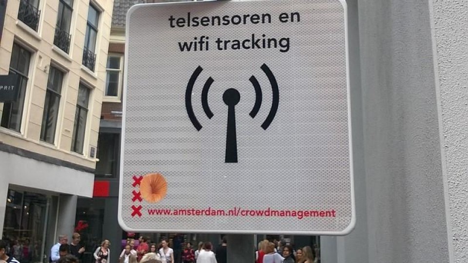 Wifi-tracking in Amsterdam