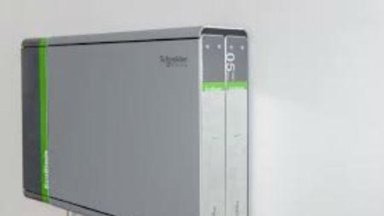 Schneider Electric slaat energie op in EcoBlades