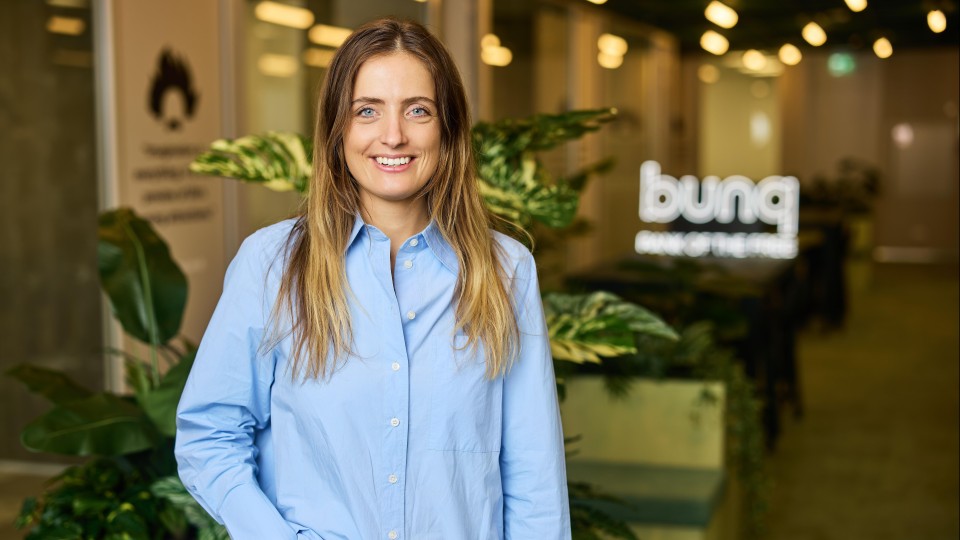 Bianca Zwart van Bunq. 