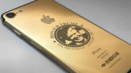 Nieuw: gouden Trump-smartphone van 1,5 ton