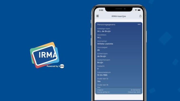 Privacy-app IRMA wint prijs zonder geld