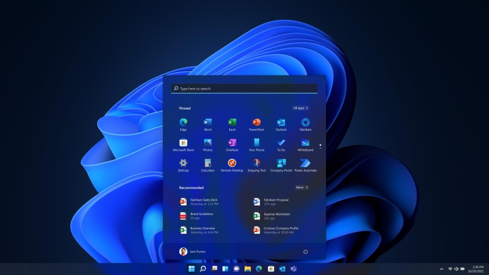 Start-menu Windows 11