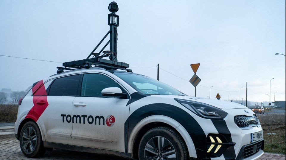 TomTom auto voor wegenregistratie