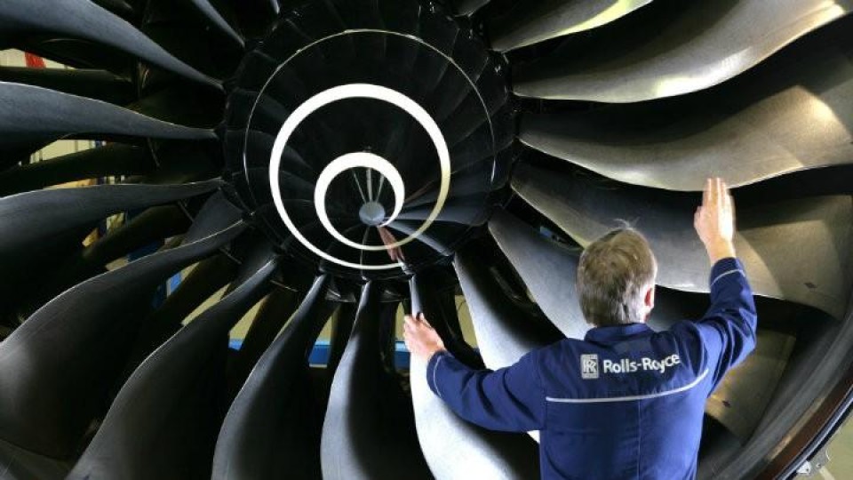 Rolls Royce vliegtuigmotor