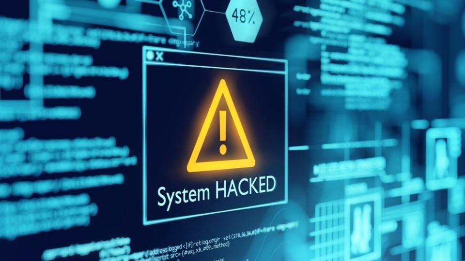 melding "system hacked"