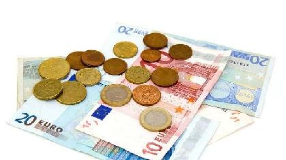 euro&#039;s, muntgeld, briefgeld