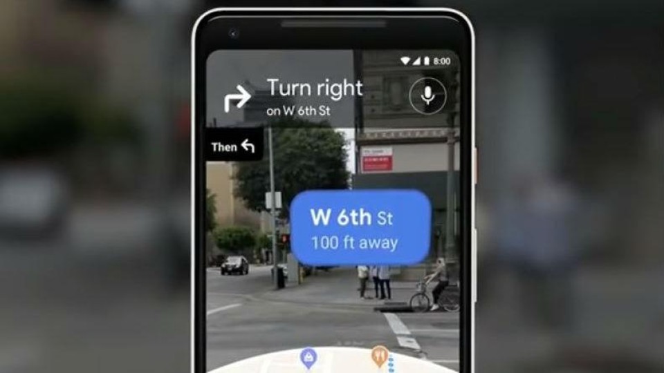 Google Maps AR feature