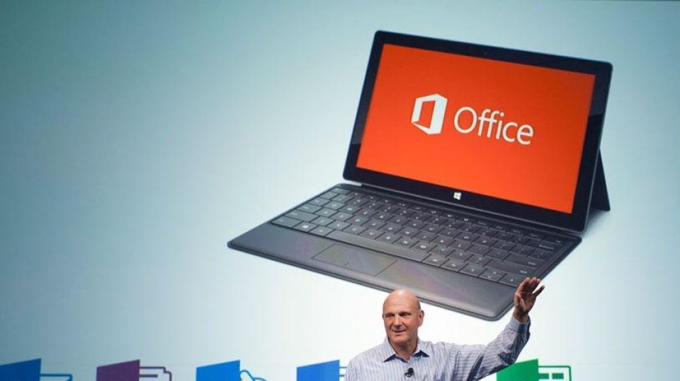 Steve Ballmer Surface Office