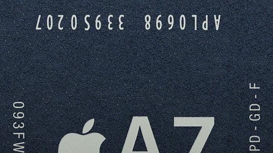 Een Apple A7 processor.