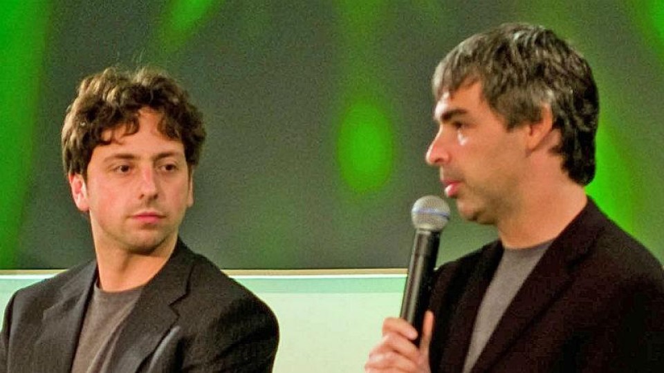 Sergey Brin en Larry Page