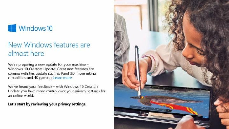 Windows 10 Creators Update-privacy settings