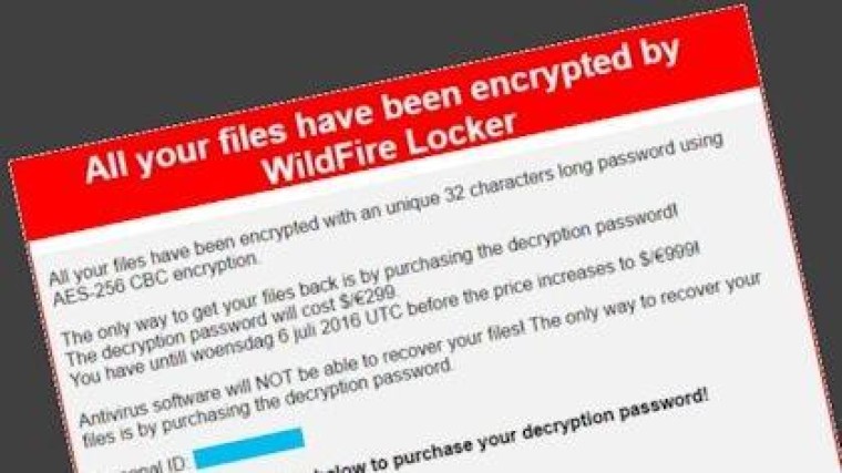 Project No More Ransom maakt Wildfire ransomware onschadelijk