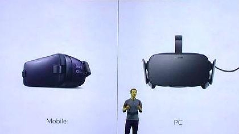 Zuckerberg presenteert VR-brillen Oculus