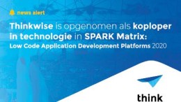 Thinkwise is opgenomen als koploper in technologie in SPARK Matrix