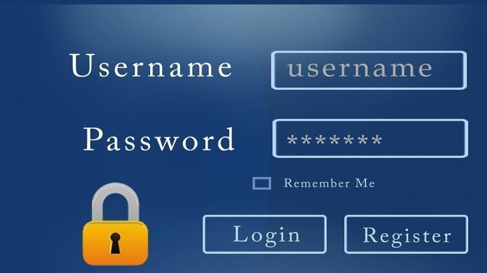 inlog username password