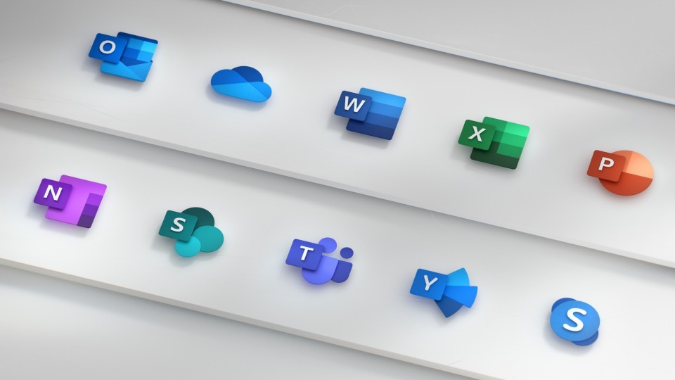 Office 365 icon redesign 2018